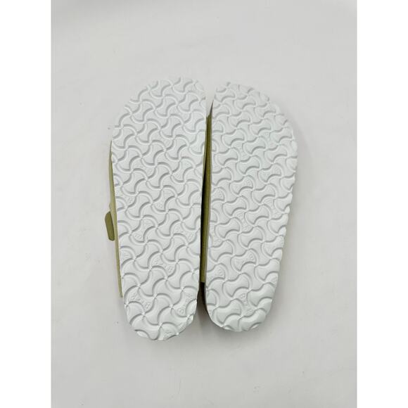 Birkenstock Arizona BS Leather Green Popcorn Shimmering Sandal Narrow Women's 40 - Picture 10 of 10